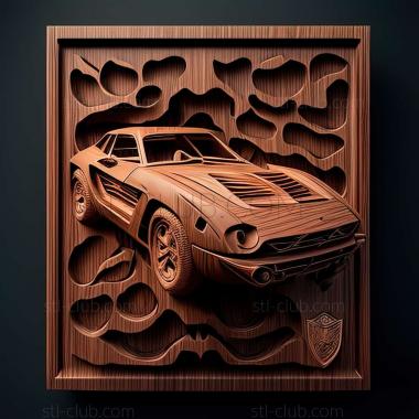 3D model Lamborghini 400 GT (STL)